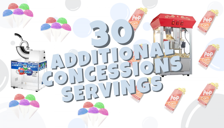 30 Additional Concessions Servings