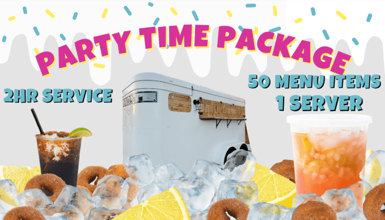 Party Time Package (25-50 guests)